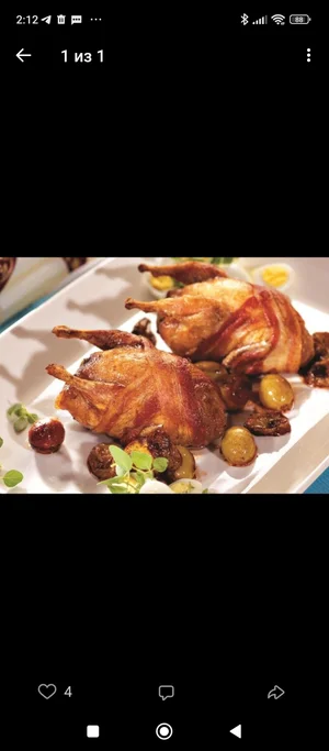 Перепелиное мясо