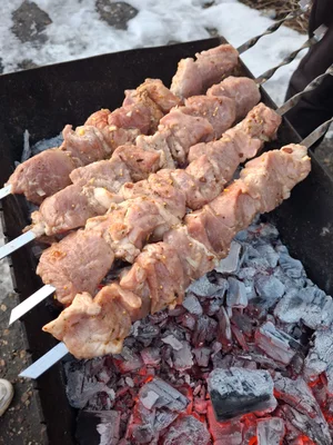 Шашлык в томатном соке