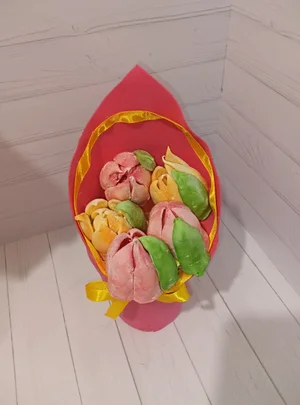 Зефирные букетики