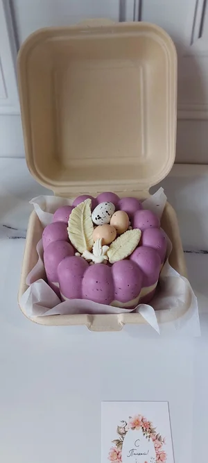 Кулич сдобный на сметане