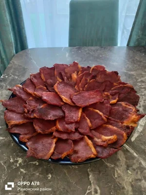 Домашние мясные чипсы