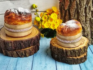 Кулич бездрожжевой морковный с сухофруктами