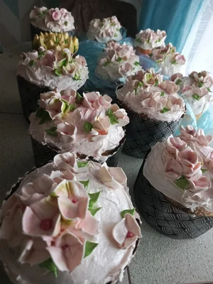 Творожные куличи