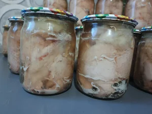 Тушёнка куриная (бройлер), баночка 0,5 л